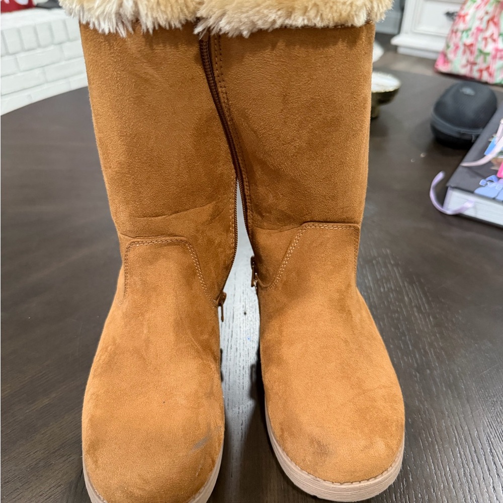 Cat & Jack Tan Kids Boots